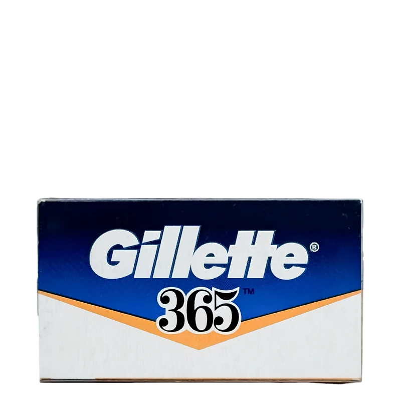Lames de rasoir à double tranchant 365 en acier inoxydable (Paquet de 5)