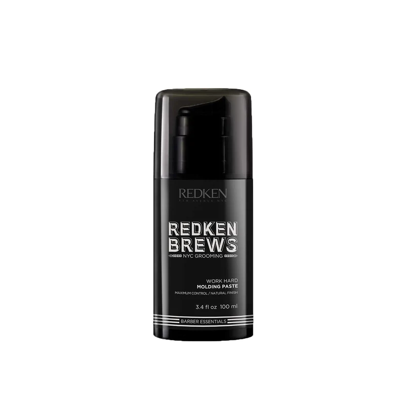 Pâte coiffante "Work Hard Molding Paste" - Tenue maximum et fini naturel (100ml/3.4oz)