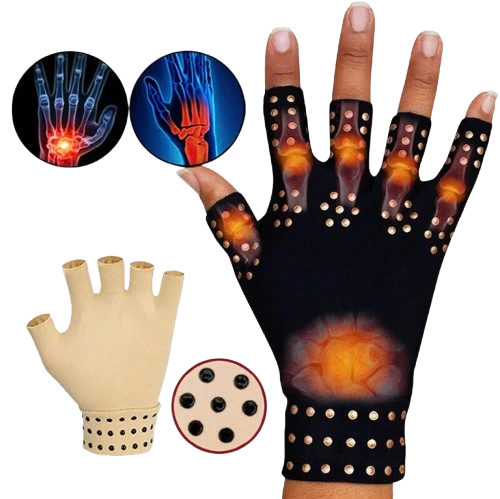 Gants Thérapeutiques Magnétiques Anti-Douleurs Articulaires