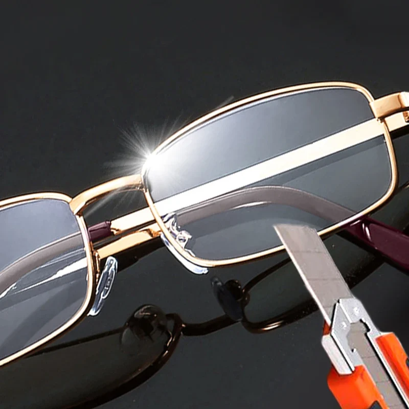 Lunettes de Lecture Verre Véritable Anti-Rayures