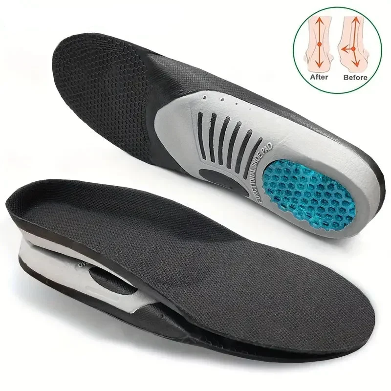 Semelles Orthopédiques Gel 3D Soutien Intégral