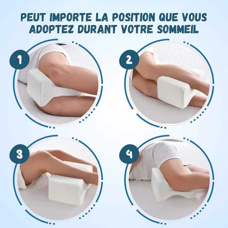 Coussin Jambes & Hanches – Soutien Ergonomique Nuit