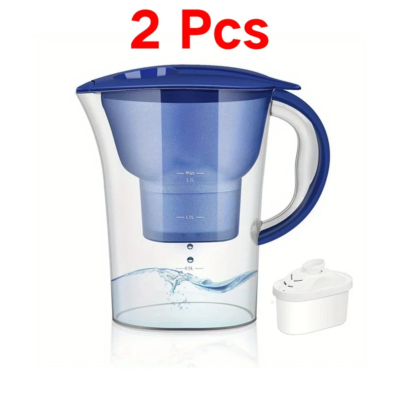 Carafe d'Eau Filtrante 2,5L + 1 Filtre OFFERT