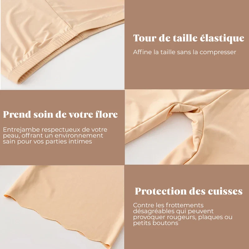 Sous-Vêtement Anti-Friction pour Jambes Sensibles - Sans coutures