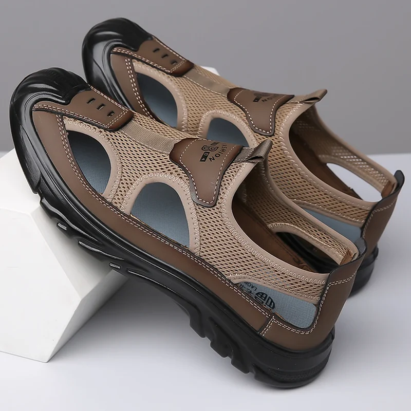 Sandales d'Été en Maille Respirante & Antidérapantes - Homme