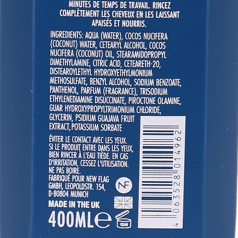 Aprés-Shampoing anti-pelliculaire Noix de coco et goyave