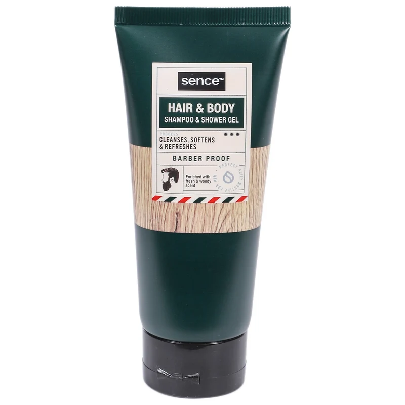 Coffret shampoing et gel douche 2 en 1 + huile à barbe