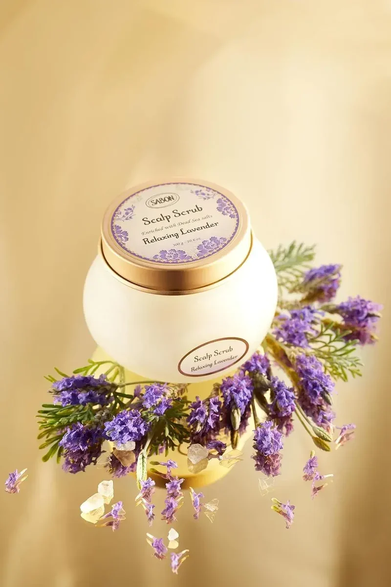 Sabon Relaxing Lavender Head Scrub for Hair & Scalp 300g