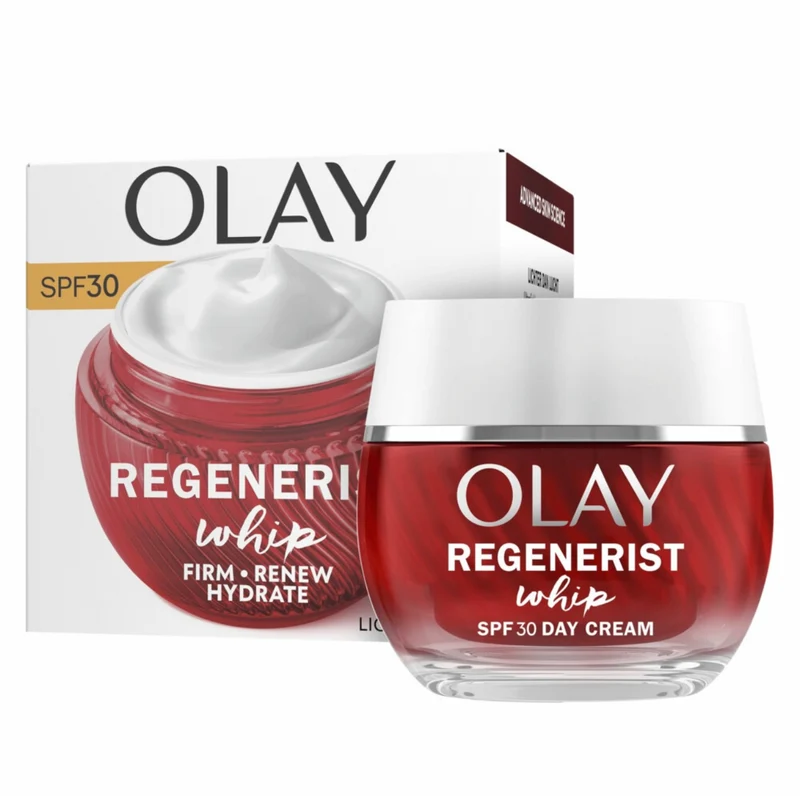 Olay Regenerist Whip Dagcrème Met SPF30 - Lichte verstevigende hydraterende crème - 50 ml
