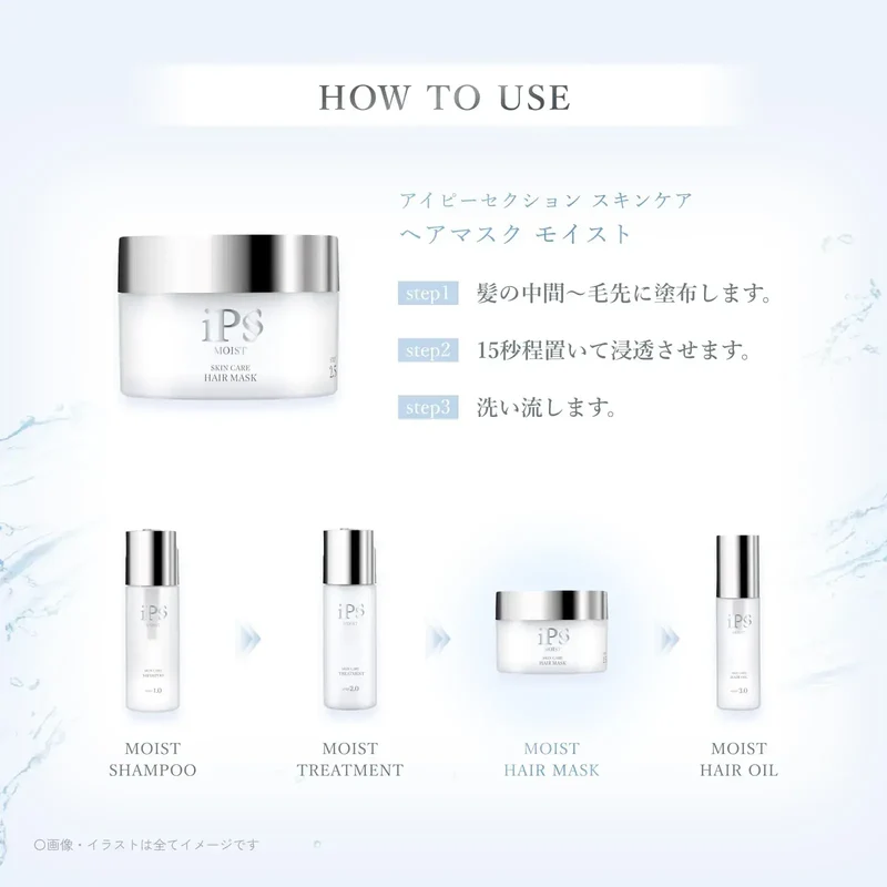 IPS Skin Care Hydrating Hair Mask Treatment for Dry, Stressed Hair