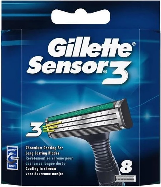 gillette sensor 3 - 8 stuks