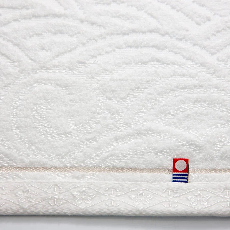 Stylem Takisada-Osaka Imabari White Cotton Bath Towels Set 60x110cm (set of 2)