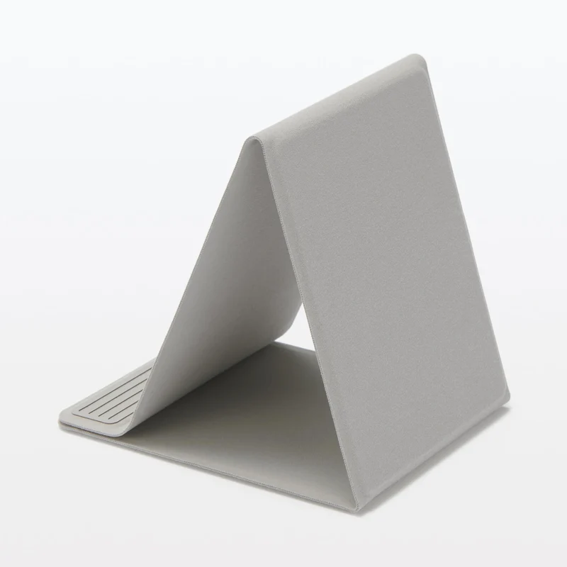 MUJI Folding Smartphone Stand 72×93×8 mm Light Gray