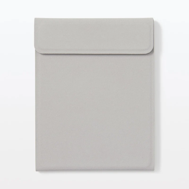 MUJI Folding Smartphone Stand 72×93×8 mm Light Gray