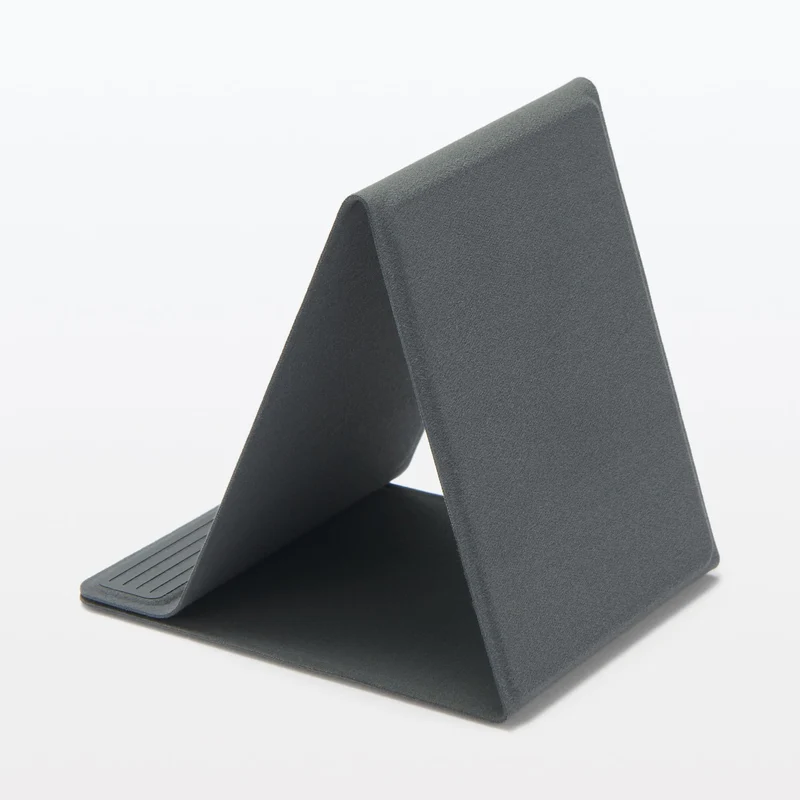 MUJI Foldable Smartphone Stand 72×93×8 mm Dark Gray