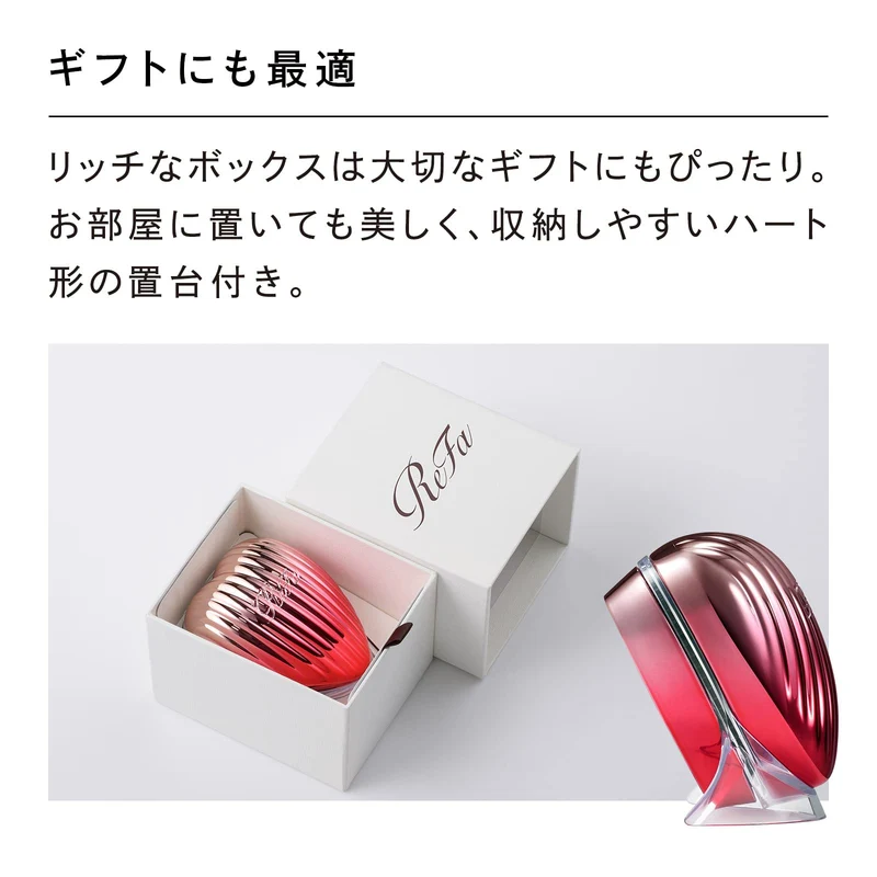 Refa Heart Brush Ray Detangling Hair Brush (Aurora White)