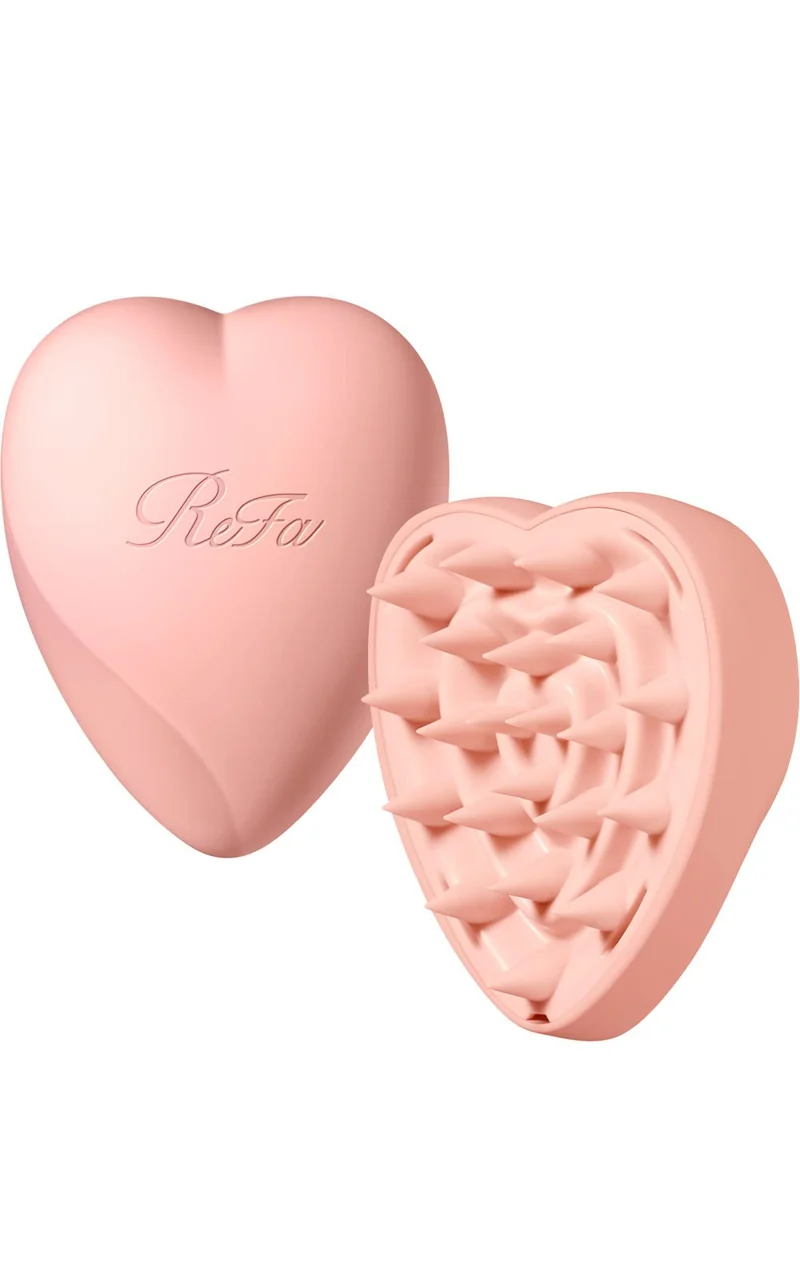 ReFa Heart Scalp Brush (Matte Rose)