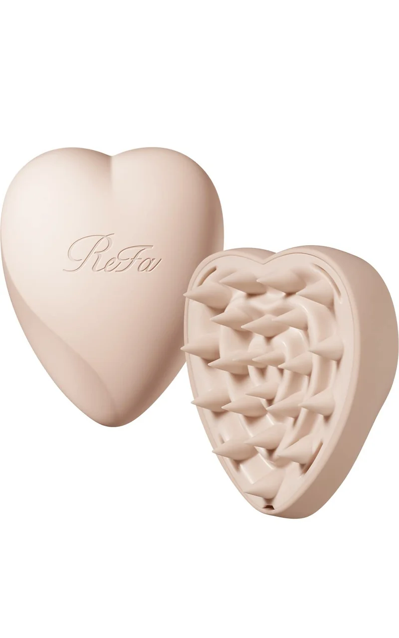 Refa Heart Brush for Scalp – Matte Mocha