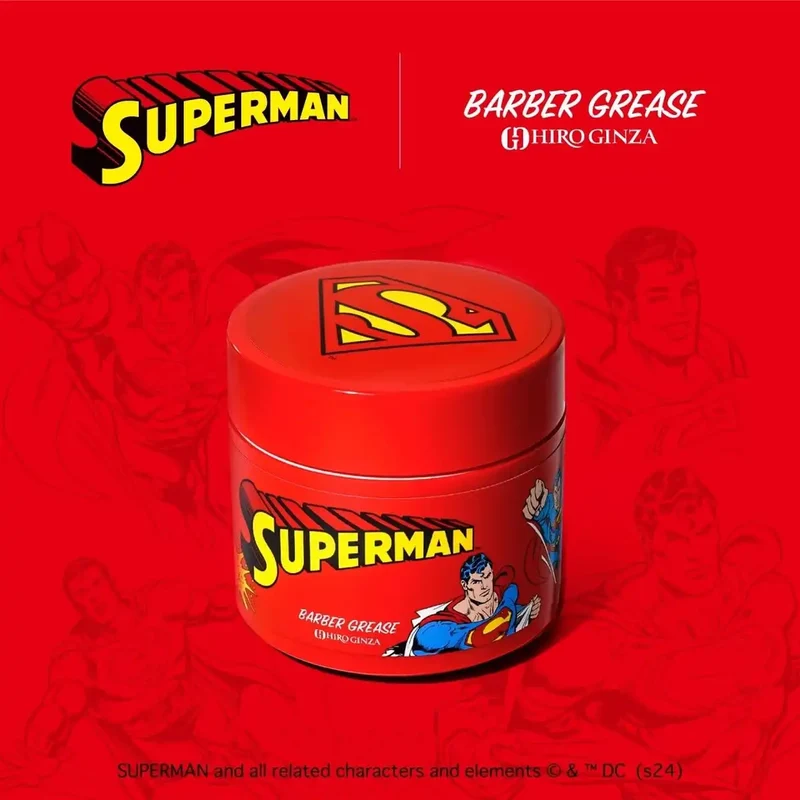 Hiro Ginza Barber Series Super Man Grease Red 150g Water-Based Strong Hold