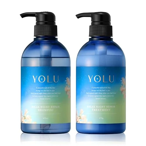 2024 Summer Limited Edition YOLU Shampoo & Treatment Set Relaxing Night Repair Tuberose