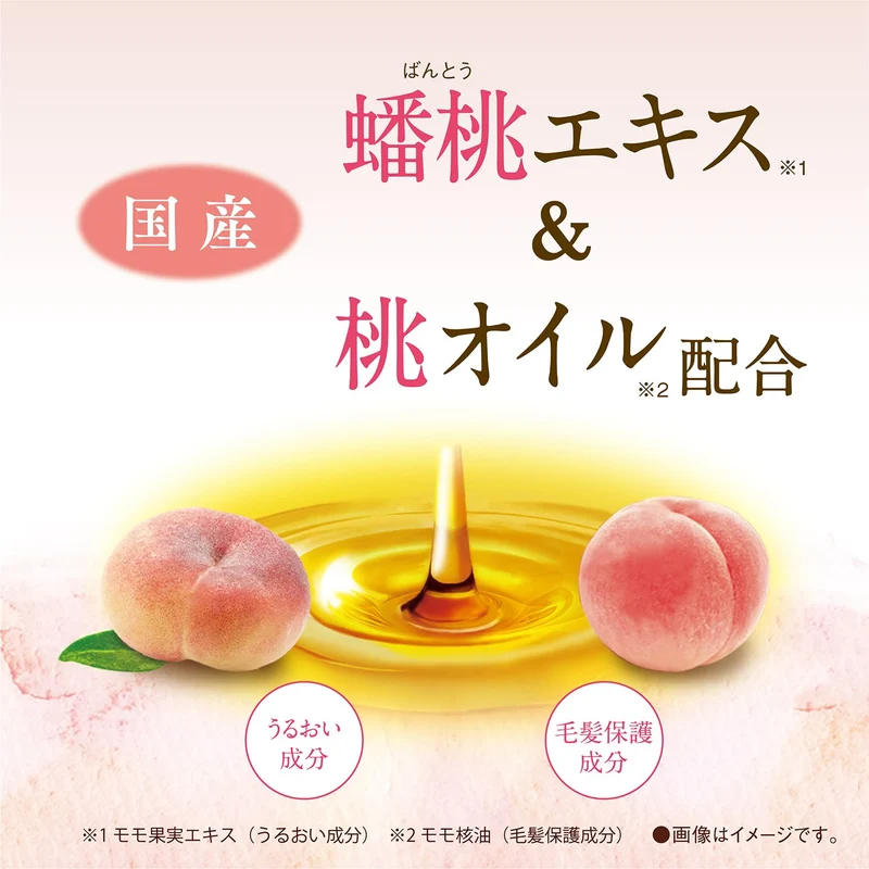 DARIYA Momori Cream Shampoo Moist Non-Silicon Fruity Fleur Fragrance 420g