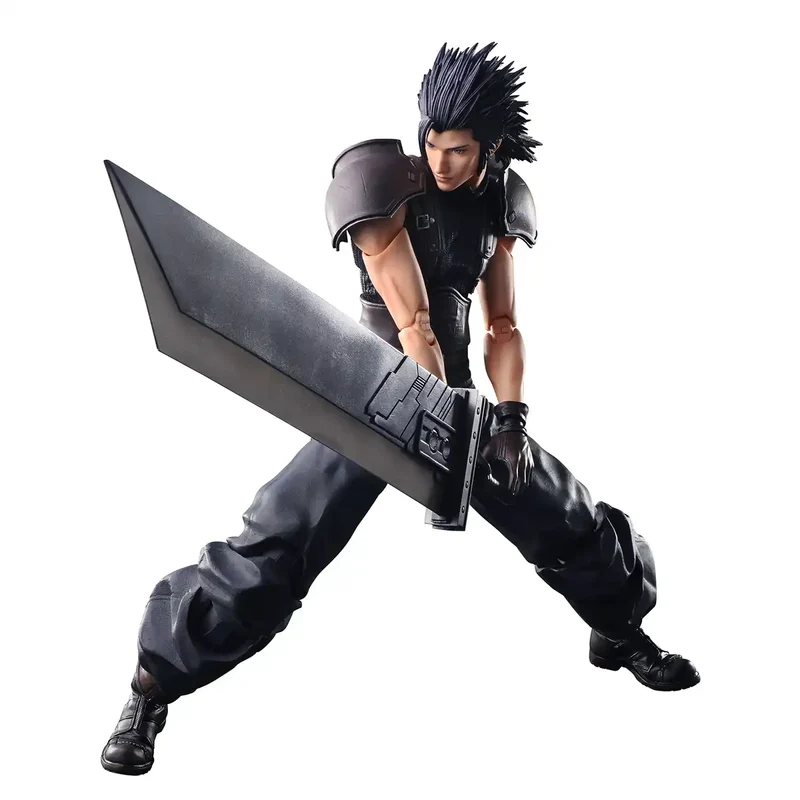Square Enix Crisis Core FFVII Zack Fair Soldier Play Arts Kai Figure