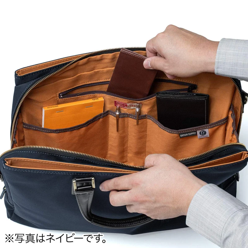 Sanwa Direct Business Bag Toyooka Sewing A4 13 3 Made in Japan
