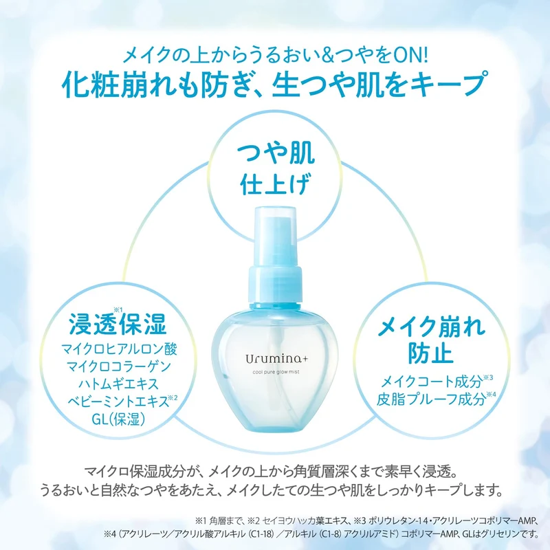 KOSE URUMINA PLUS Namatsuya Keep Mist Fruity Floral Fragrance Serum 70ml