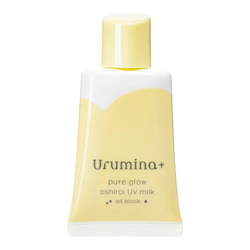KOSE URUMINA PLUS Fresh Glossy Skin Oshiroi Milky Lotion Oil Block 01 (Yellow)