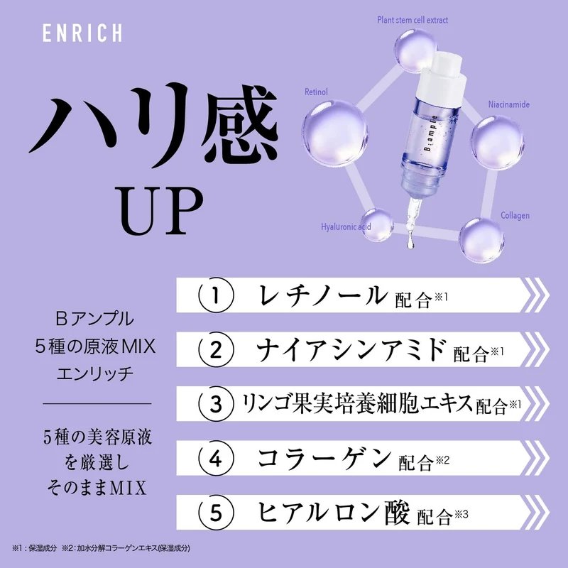 B-ampoules 5 kinds of undiluted liquid MIX Enrich