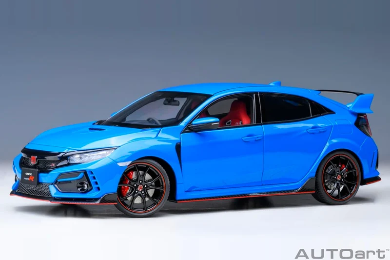Autoart 1/18 Honda Civic Type R Fk8 2021 Racing Blue Pearl