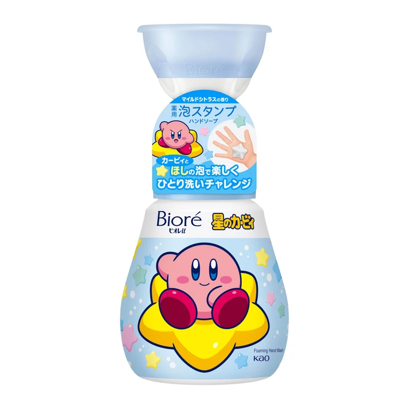 Biore U Star-Shaped Kirby Foam Hand Soap Mild Citrus Scent 240Ml Quasi-Drug