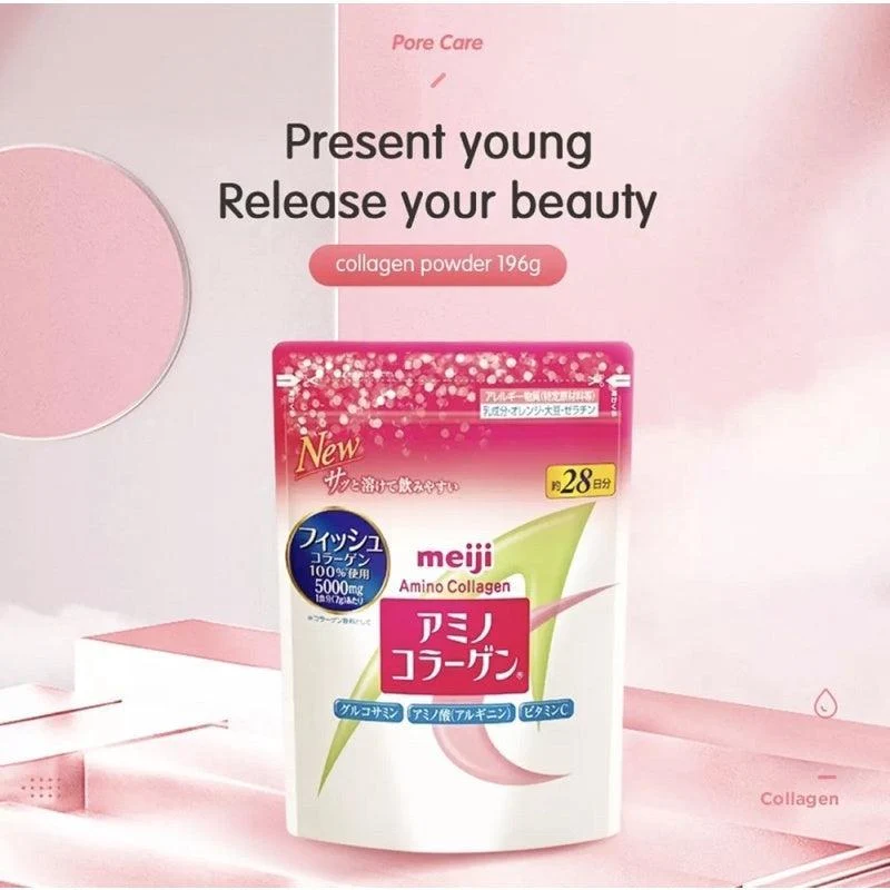 Meiji New Amino Collagen - Refill 196g