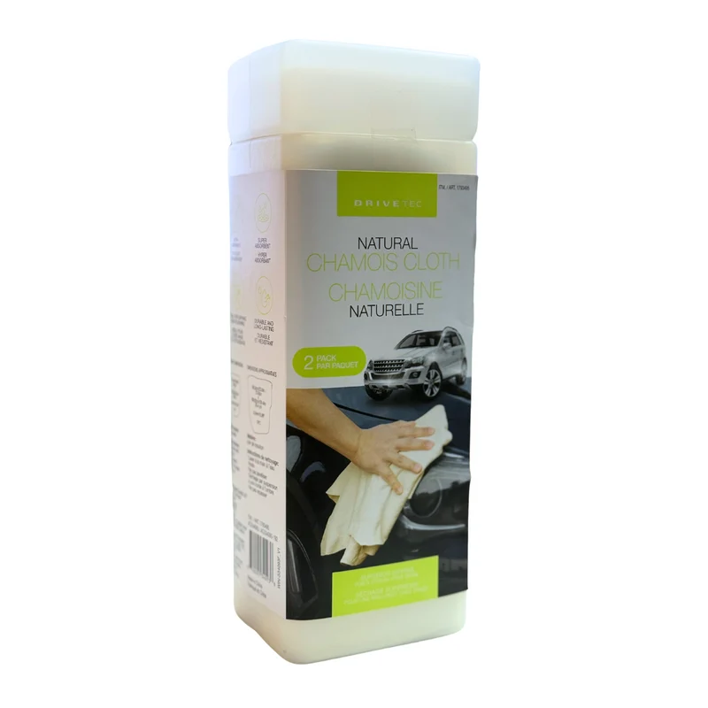 DRIVETEC - Paquet de 2 Chamois Naturels