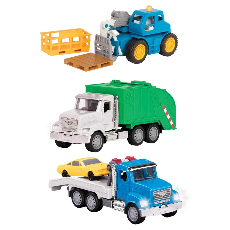 DRIVEN - Ensemble de 3 Véhicules Jouets