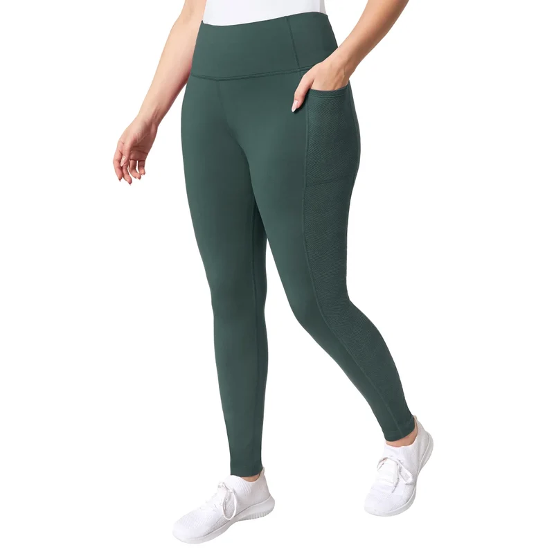 MONDETTA - Legging Taille Haute à Empiècement en Jacquard pour Femme