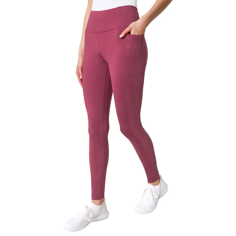 MONDETTA - Legging Taille Haute à Empiècement en Jacquard pour Femme