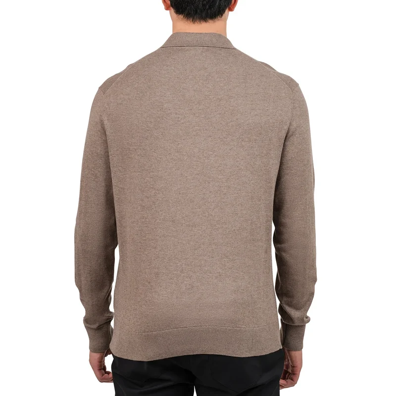 UNITED COLORS OR BENETTON - Polo en Tricot à Manches Longues pour Homme
