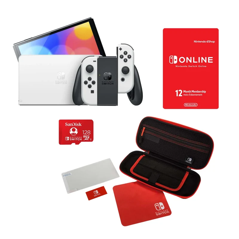 NINTENDO - Ensemble Nintendo Switch OLED
