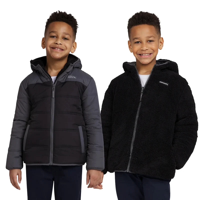 EDDIE BAUER - Veste Réversible pour Jeunes