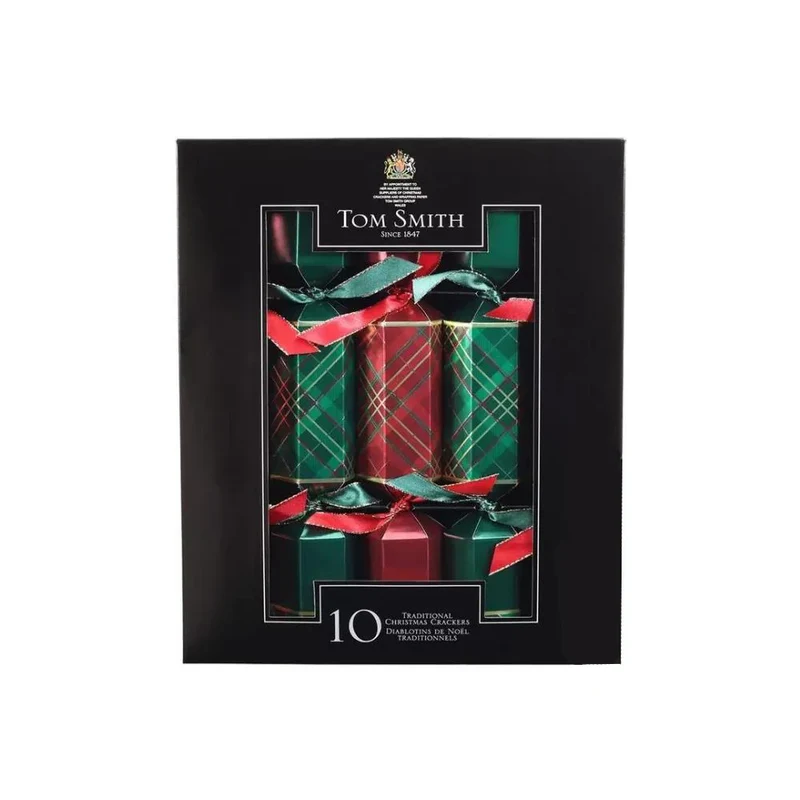 TOM SMITH - Paquet de 10 Diablotins de Noël Traditionnels