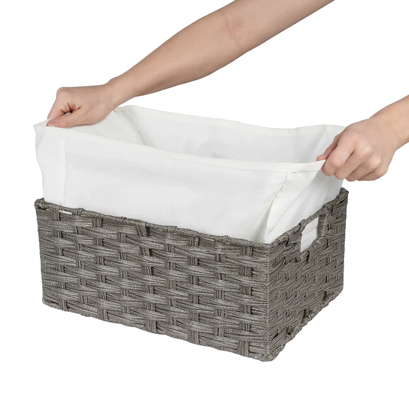 NEATFREAK - Ensemble de 4 Paniers Tissés à la Main