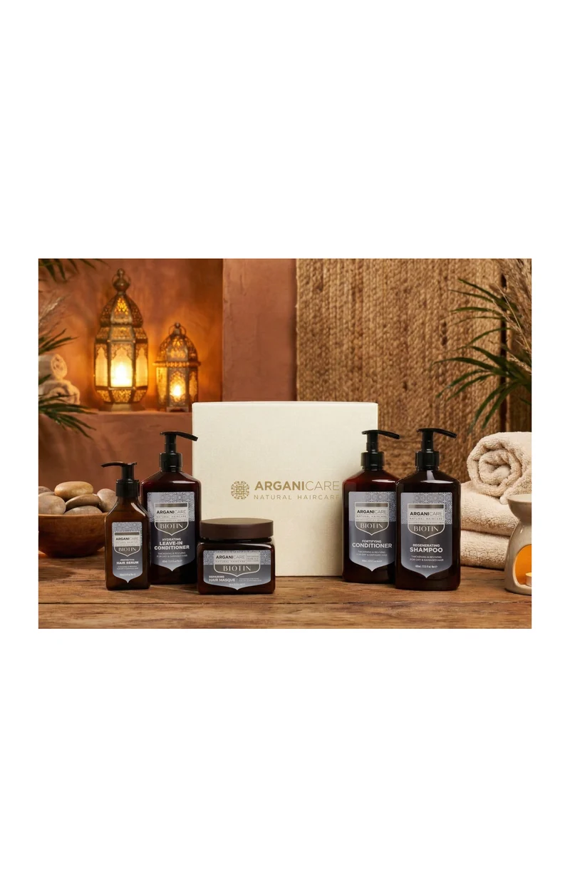 Coffret réparateur - Biotine - Cheveux secs & abîmés - 5 produits