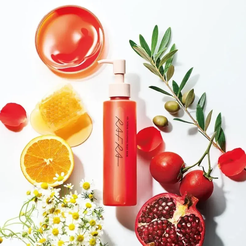 Rafra Cleansing Oil Eyelash Exfoliation & Double Face Wash Serum 150ml