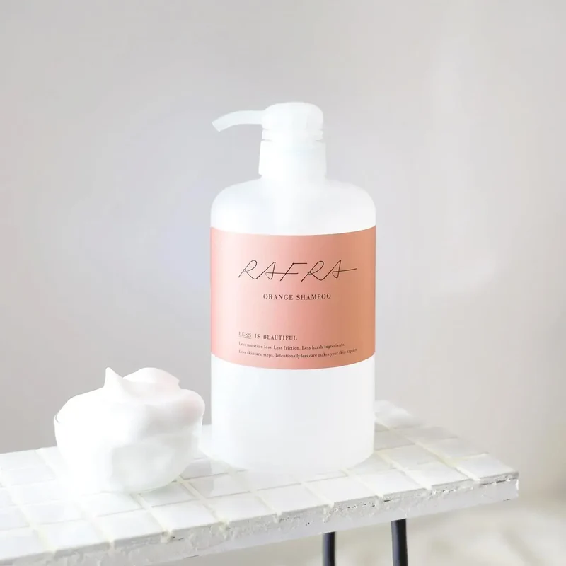 Rafra Orange No-Rinse Non-Silicone Shampoo Refill 500ml Volume