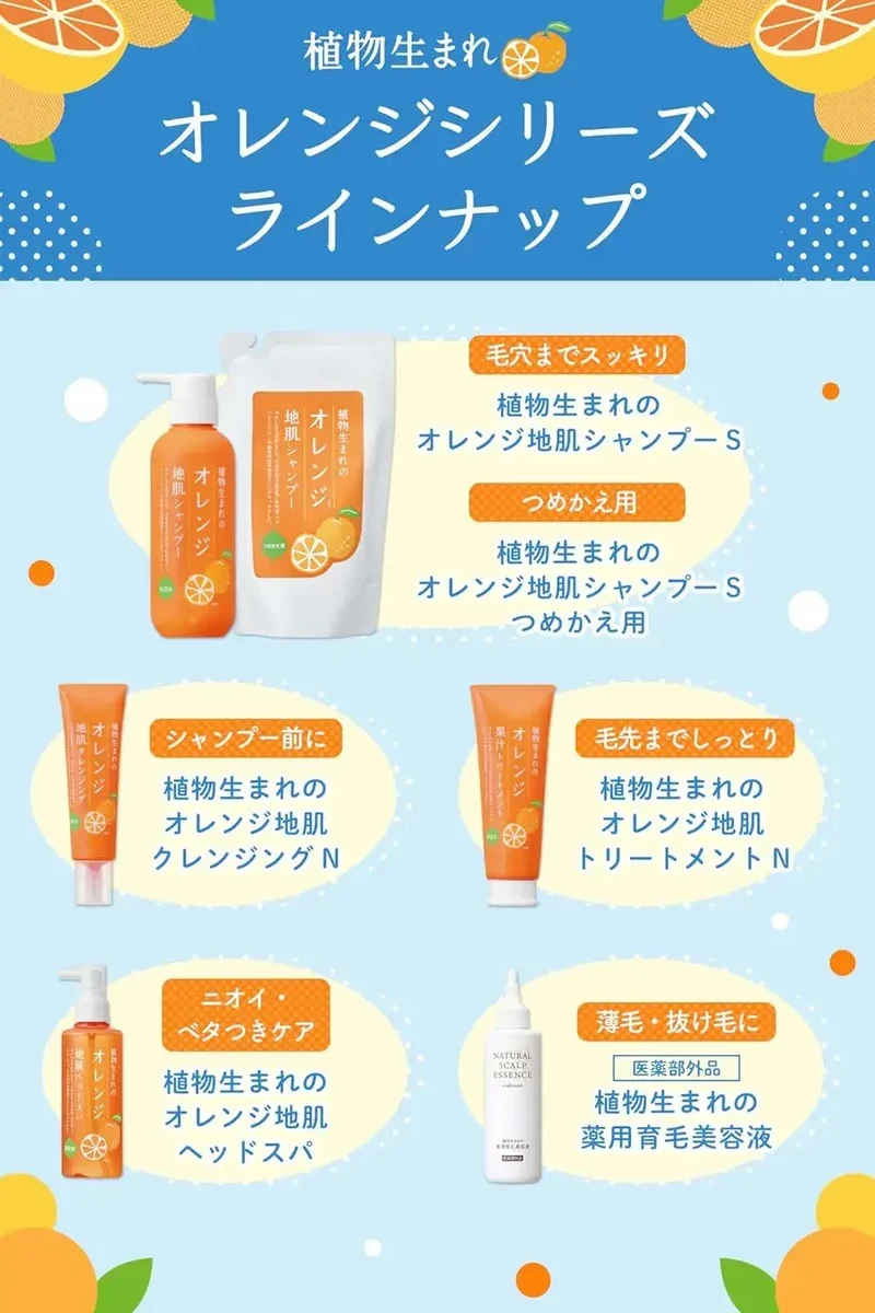 Botanical Orange Scalp Shampoo Refill 11.5 fl oz 340 ml