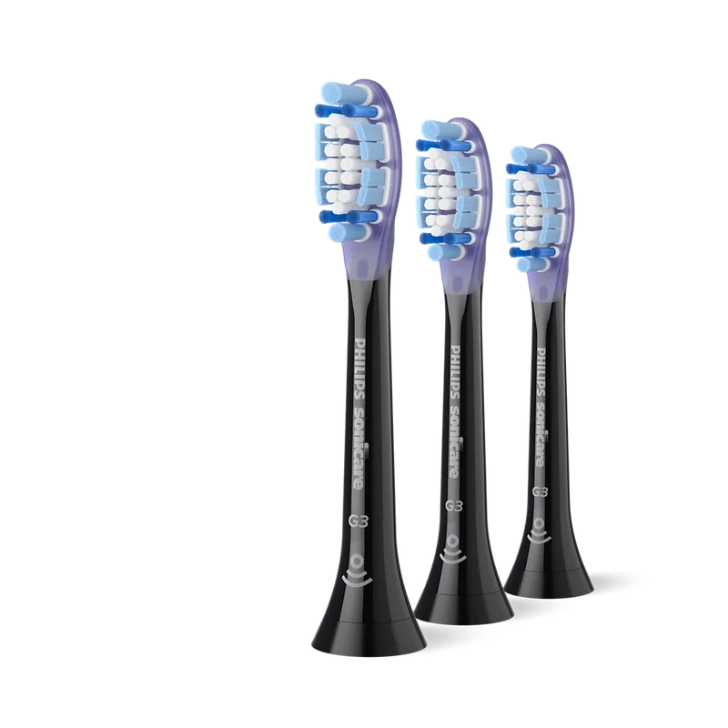 Philips Sonicare G3 Premium Gum Care Heads HX9053/91 Black 3 Pack