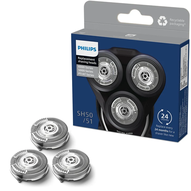 Philips SH50/51 Replacement Shaving Heads for Series 5000