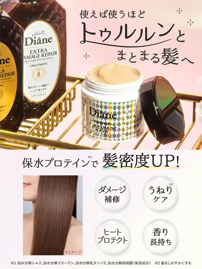 Diane Power Treatment Mask – Intensive Repair for Highly Damaged Hair 230G
