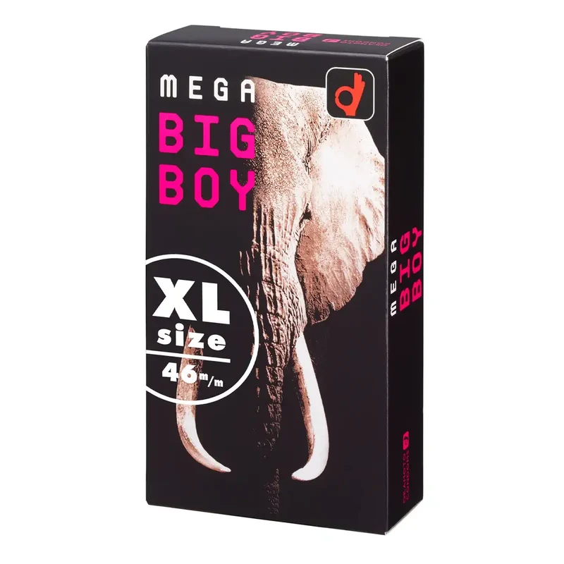 Mega Big Boy Okamoto Condoms 12 Pack 46mm Diameter Maxi Fit